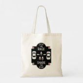 verkeersveiligheid op de fiets tote bag (Achterkant)