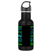 verkeersveiligheid op de fiets waterfles  (Voorkant)