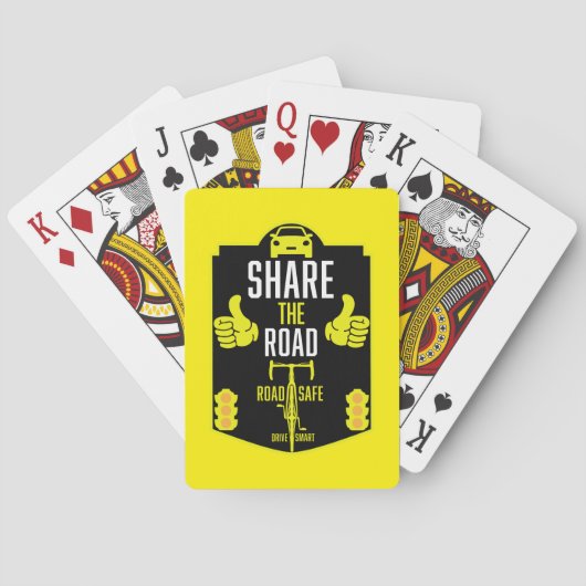 Verkeersveiligheid Pokerkaarten (Achterkant)