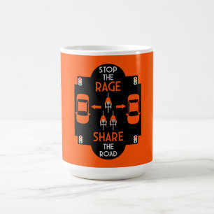 Verkeersveiligheid voor fietsen magische mok