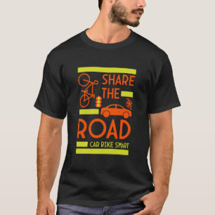Verkeersveiligheid voor fietsen t-shirt