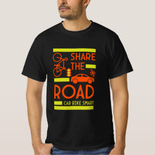 Verkeersveiligheid voor fietsen t-shirt