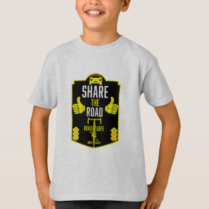 Verkeersveiligheid voor fietsen t-shirt