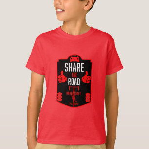 Verkeersveiligheid voor fietsen t-shirt