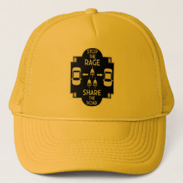Verkeersveiligheid voor fietsen trucker pet