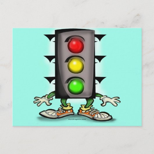 Verkeersventiel Briefkaart (Voorkant)