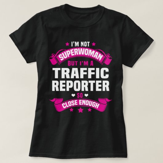 verkeersverslaggever t-shirt (Design voorkant)