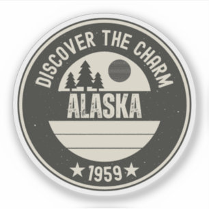 Verken Alaska- Ontwerpen voor elke liefhebber Sticker