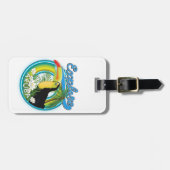Verken Aruba reislogo Bagagelabel (Voorkant horizontaal)