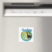 Verken Aruba reislogo Magneet (Insitu (Vaatwasser))