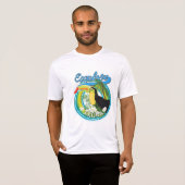Verken Aruba reislogo T-shirt (Voorkant volledig)