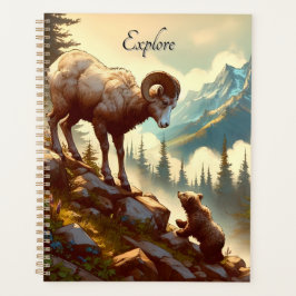 Verken Bighorn Sheep Grizzly Cub Mountain Planner