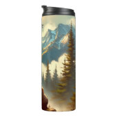 Verken Bighorn Sheep Grizzly Cub Mountain Thermosbeker (Geroteerd rechts)