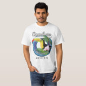 Verken cabo san lucas mexico reis patch t-shirt (Voorkant volledig)