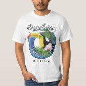 Verken cabo san lucas mexico reis patch t-shirt (Voorkant)