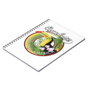 Verken Centraal-Amerika logo. Notitieboek