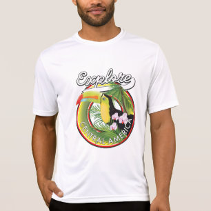 Verken Centraal-Amerika logo. T-shirt
