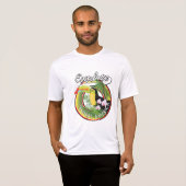 Verken Centraal-Amerika logo. T-shirt (Voorkant volledig)