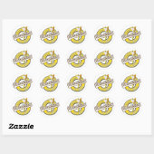 Verken Colombia reisdrang Ronde Sticker (Vel)