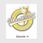 Verken Colombia reisdrang Sticker (Vel)