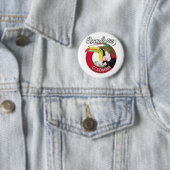 Verken Colombia retro logo Ronde Button 5,7 Cm (In situ)
