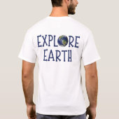 Verken de aarde t-shirt (Achterkant)