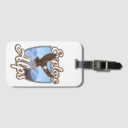 Verken de Alpen Bagagelabel (Voorkant (horizontaal))