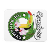 Verken de Bahama's logo Magneet (Horizontaal)