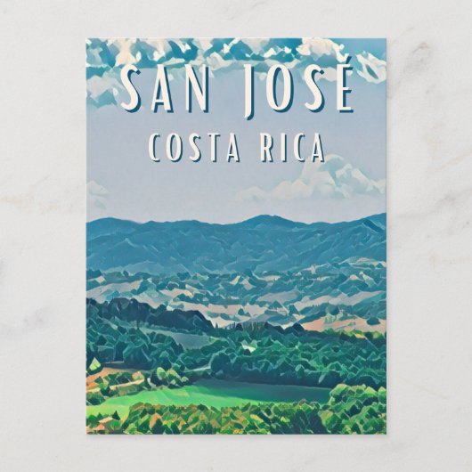 Verken de hoofdstad van Costa Rica: San José Briefkaart (Voorkant)
