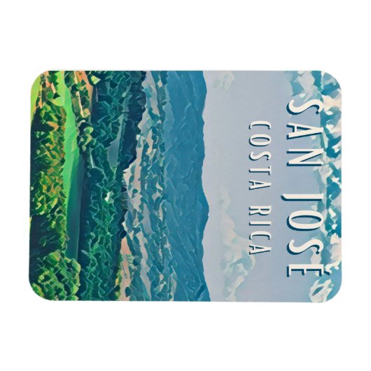 Verken de hoofdstad van Costa Rica: San José Magneet (Horizontaal)