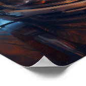 Verken de kosmos met onze boeiende astronaut poster (Hoek)