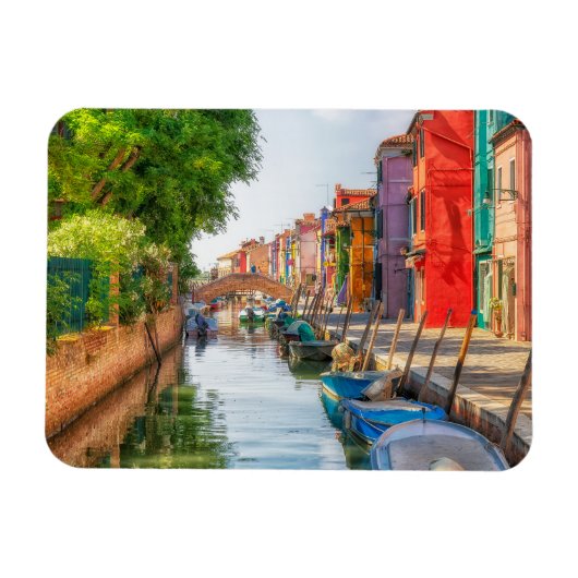 Verken de levendige charme van Burano Magneet (Horizontaal)