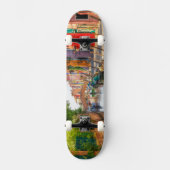 Verken de levendige charme van Burano Persoonlijk Skateboard (Voorkant)