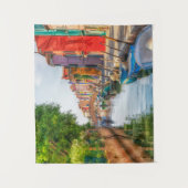 Verken de levendige charme van Burano Wandkleed (Voorkant)