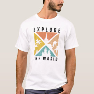 Verken de Wereld T-shirt – Reisavontuur T-shirt