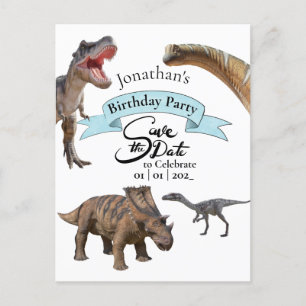 Verken de wereld van de Jurassic Dinosaur Briefkaart