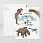 Verken de Wereld van de Jurassic Dinosaur Briefkaart (Voorkant / Achterkant)