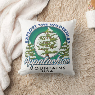 Verken de wildernis Appalachian Mountains reis Kussen