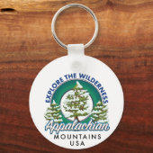 Verken de wildernis Appalachian Mountains reis Sleutelhanger (Voorkant)