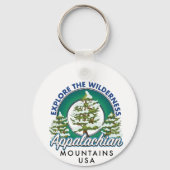 Verken de wildernis Appalachian Mountains reis Sleutelhanger (Achterkant)