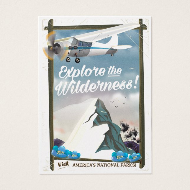 Verken de wildernis! Bergeditie. Visitekaartjes (Voorkant)