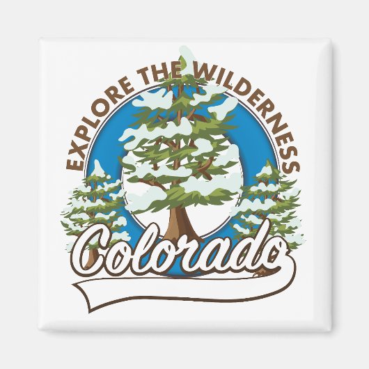 Verken de Wildernis, Colorado Magneet (Voorkant)