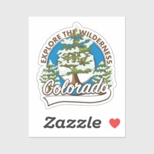 Verken de Wildernis, Colorado Sticker