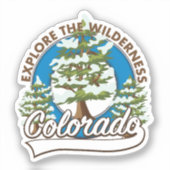 Verken de Wildernis, Colorado Sticker (Voorkant)