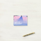 Verken de wildernis! Dierafdrukken in de winter Post-it® Notes (Op bureau)