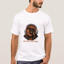 Verken de wildernis. t-shirt