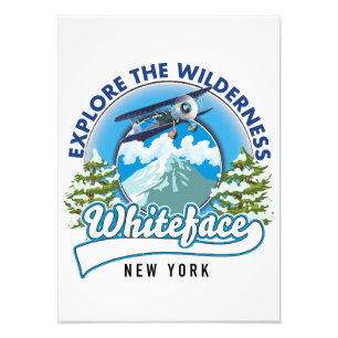 Verken de wildernis, Whiteface New York Foto Afdruk