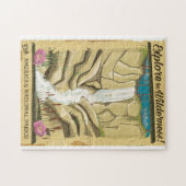 Verken de Wildness vintage poster! Legpuzzel (Horizontaal)