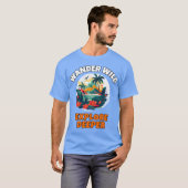 Verken Deeper & Wander Wilderness T-shirt (Voorkant volledig)