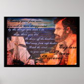 Verken. Dream. Ontdek Poster (Voorkant)